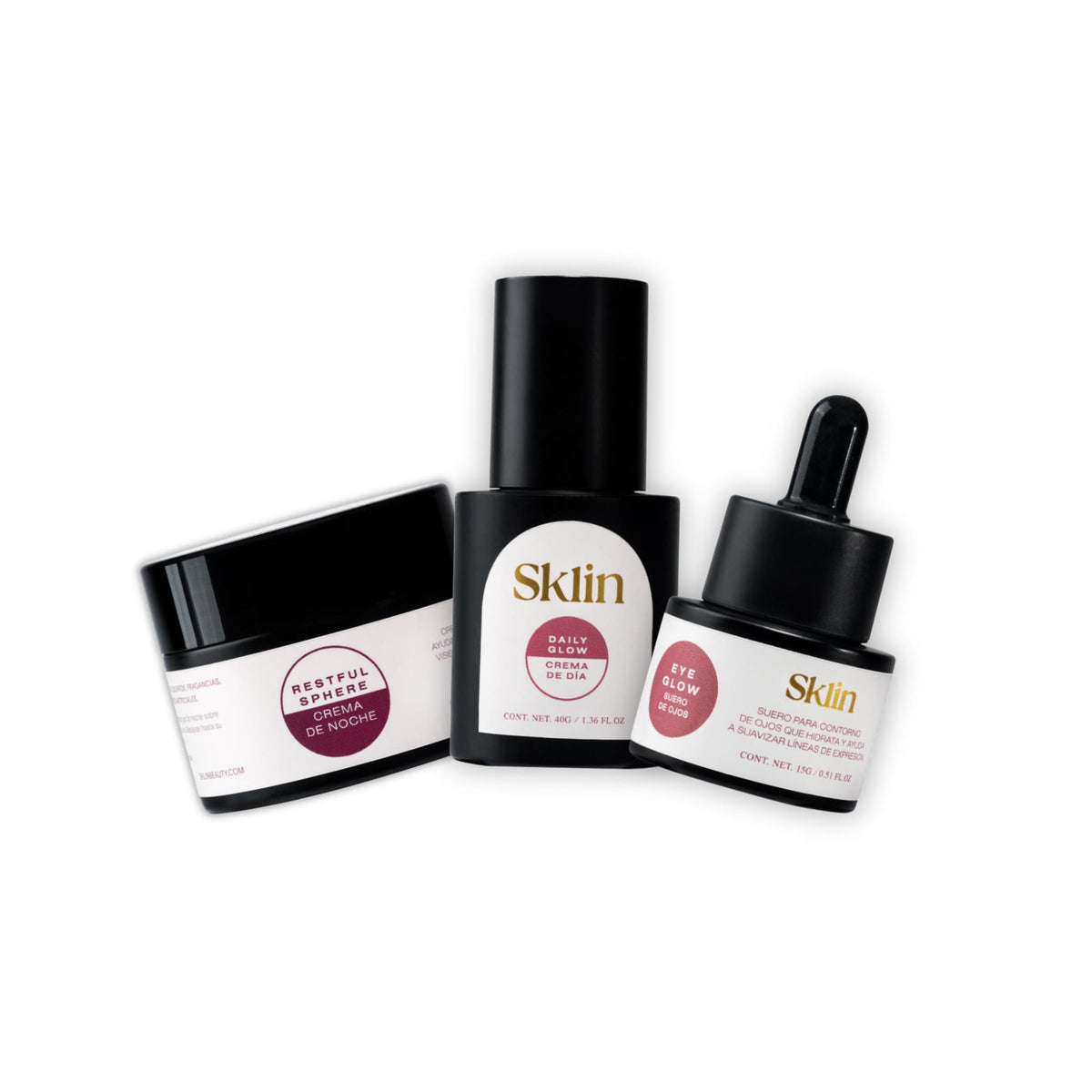 Tri-Phase Radiance Ritual kit hidratante de día y noche SKLIN