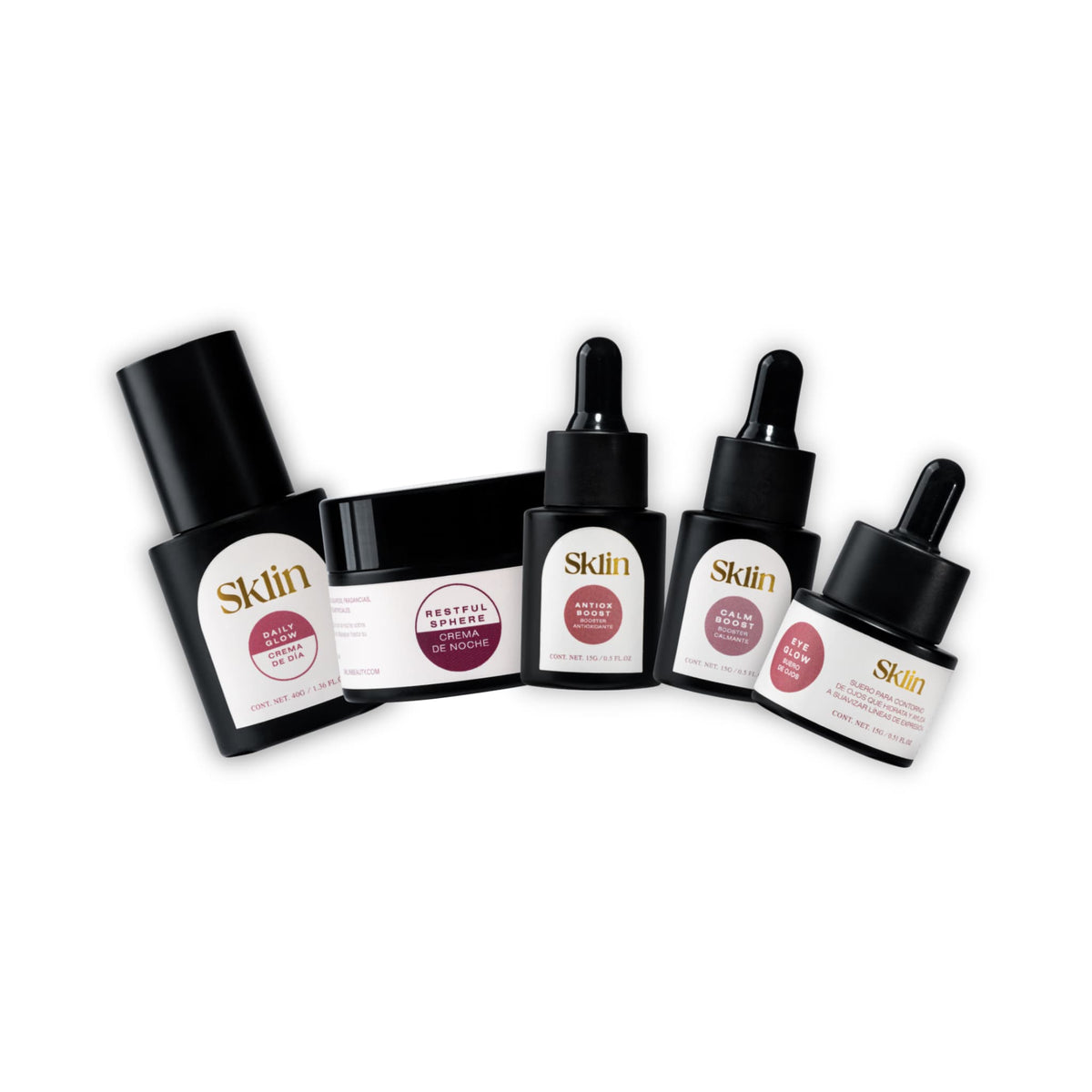 Essential Ritual Set de skincare completo SKLIN con sus productos